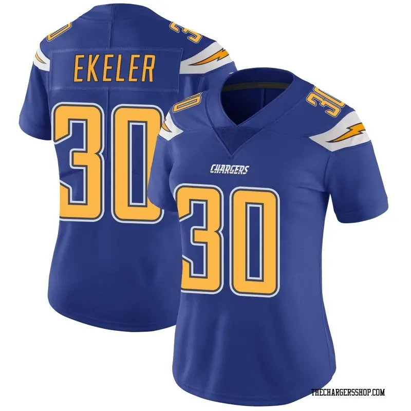 Nike Austin Ekeler Los Angeles Chargers Limited Royal Color Rush Vapor  Untouchable Jersey - Youth