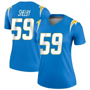 Women's Los Angeles Chargers Ty Shelby Blue Legend Powder Jersey By Nike