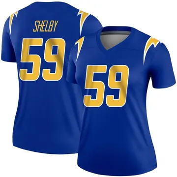 Women's Los Angeles Chargers Ty Shelby Royal Legend 2nd Alternate Jersey By Nike