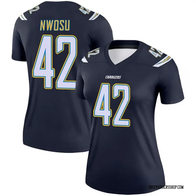 Women's Los Angeles Chargers Uchenna Nwosu Navy Legend Jersey By Nike