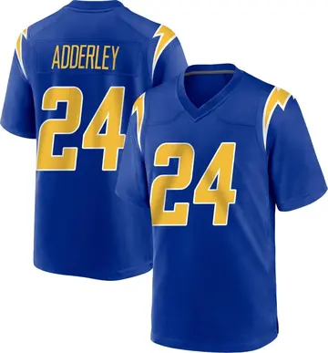 Nike Nasir Adderley Los Angeles Chargers Game White Jersey - Men's