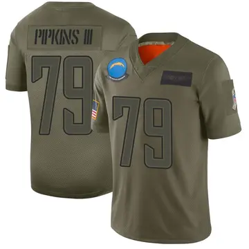 Men's Nike Trey Pipkins III Powder Blue Los Angeles Chargers Game Jersey